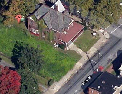 Community leaders in Frankford are trying to prevent a drug rehab house from operating at 4834 Penn St. Image/Google Maps