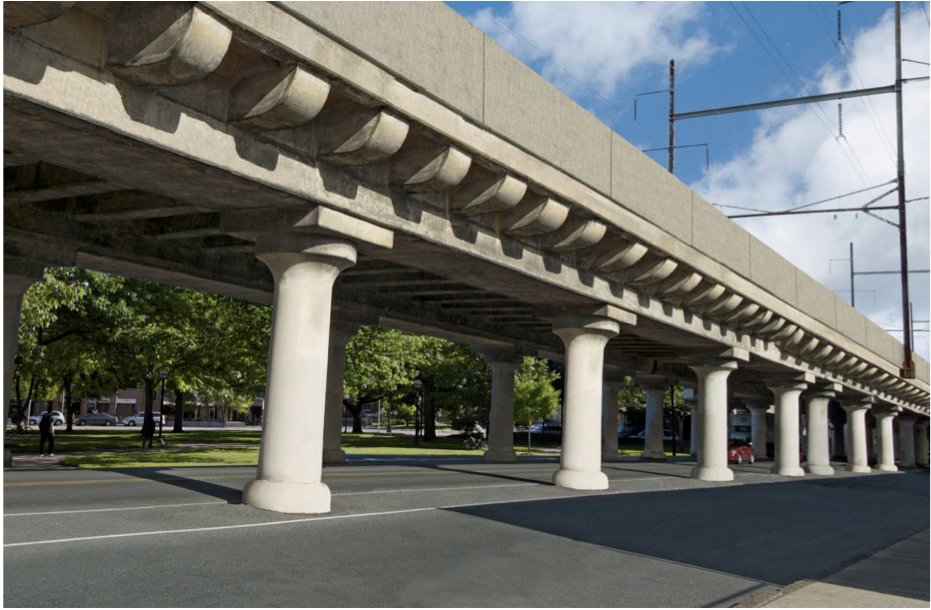 Artist Rendering of Refurbished 25th Street Viaduct