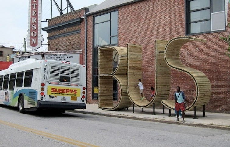 Baltimore bus stop