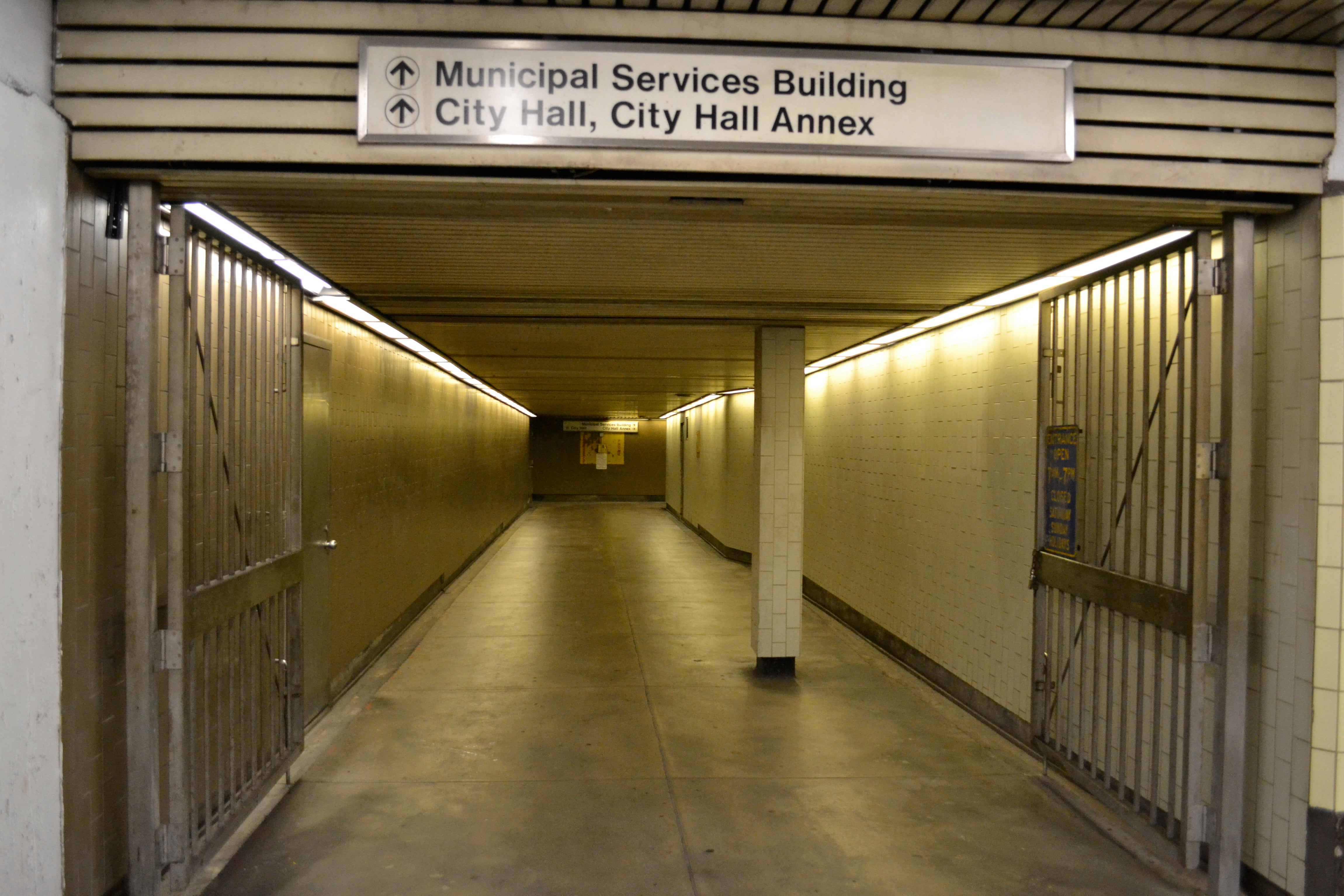 Center City transit concourse