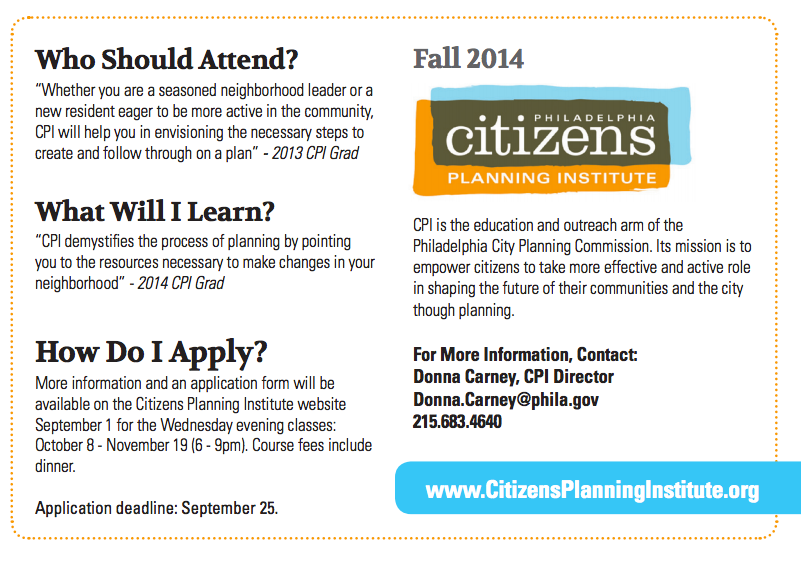 Citizens Planning Institute