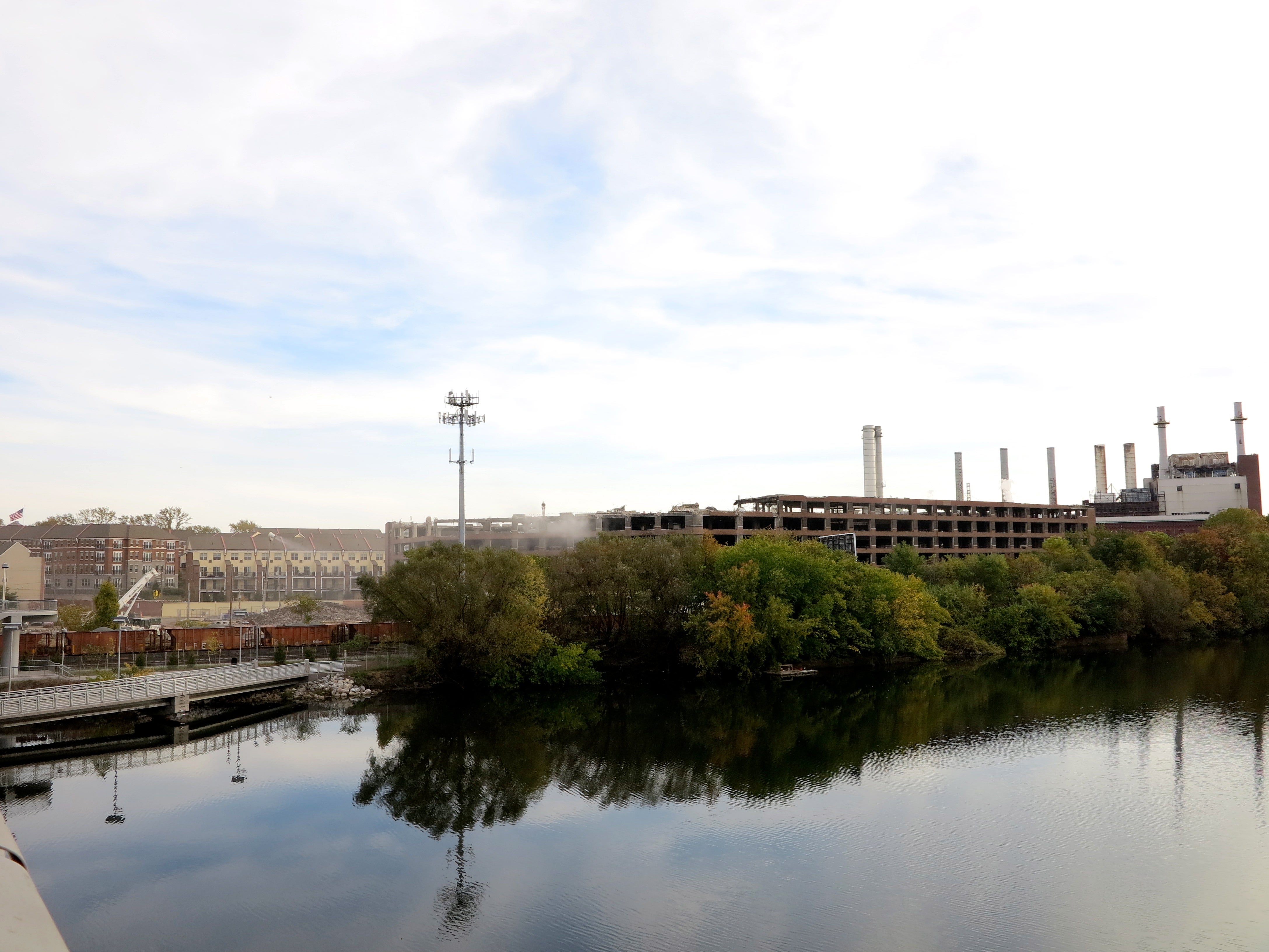 Demolition paves way for CHOP project on east side of the Schuylkill