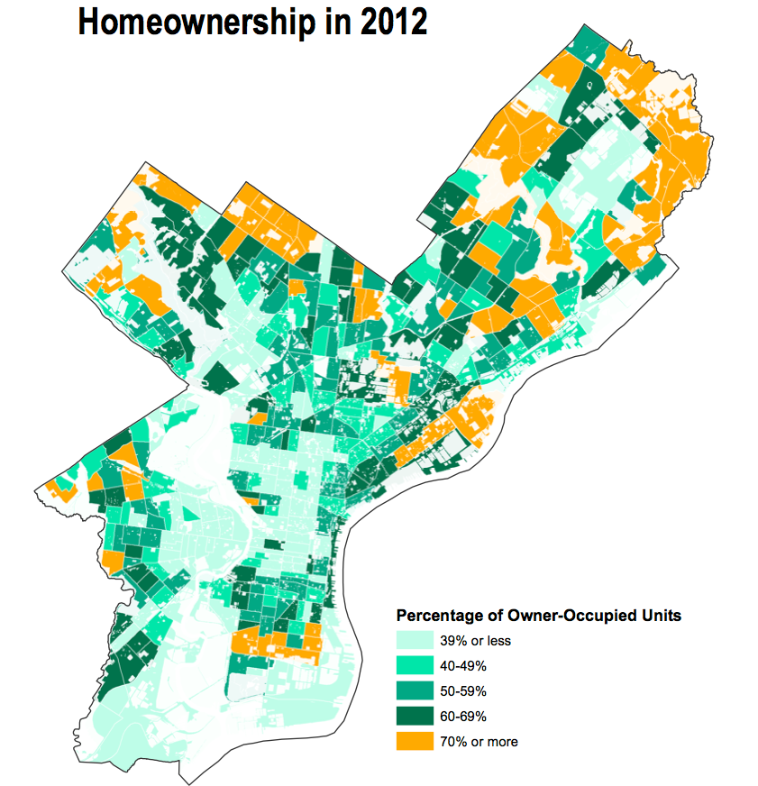 Maps: Homeownership is declining in Philly. Is that a bad thing? - WHYY