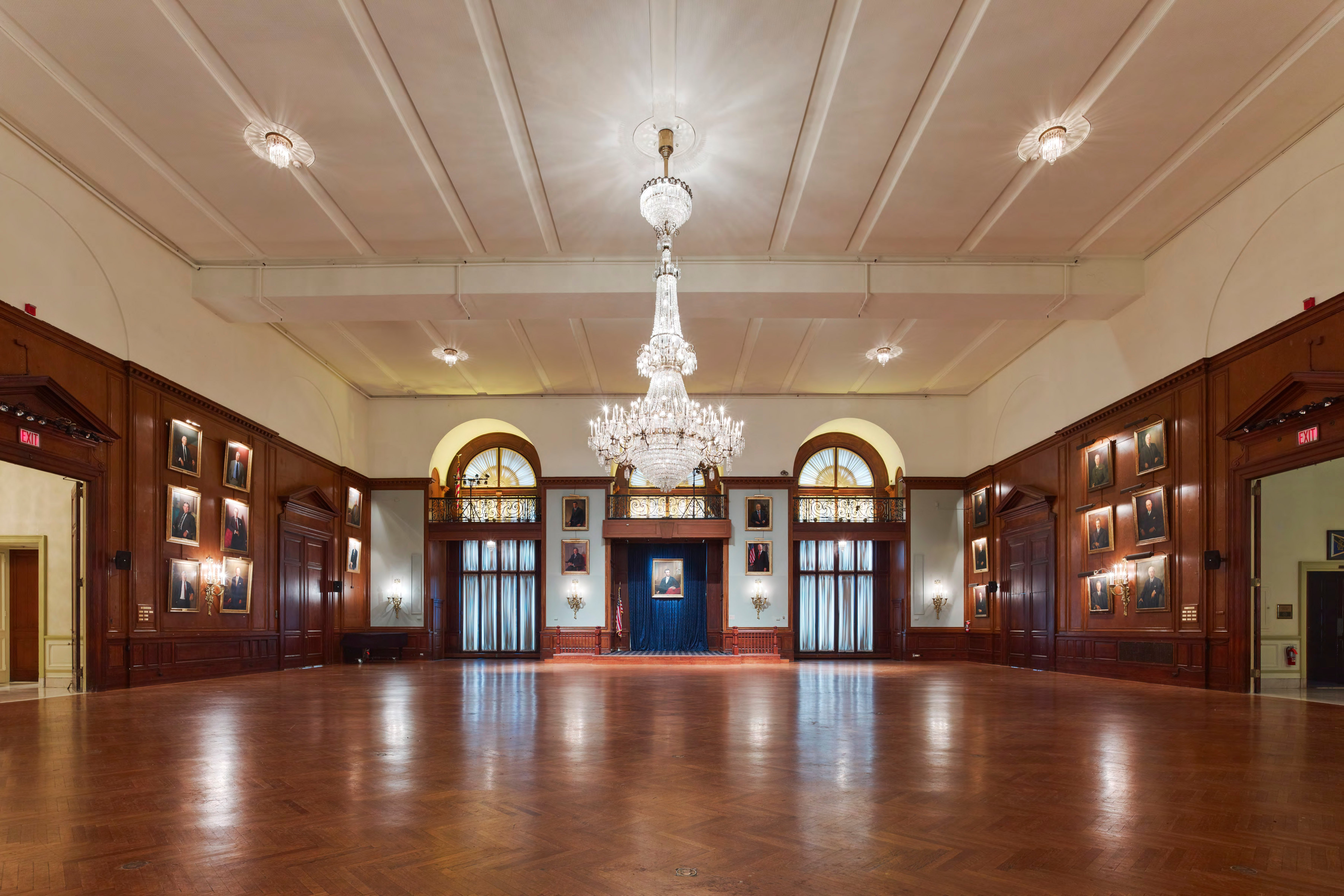 Old ceiling Lincoln Hall