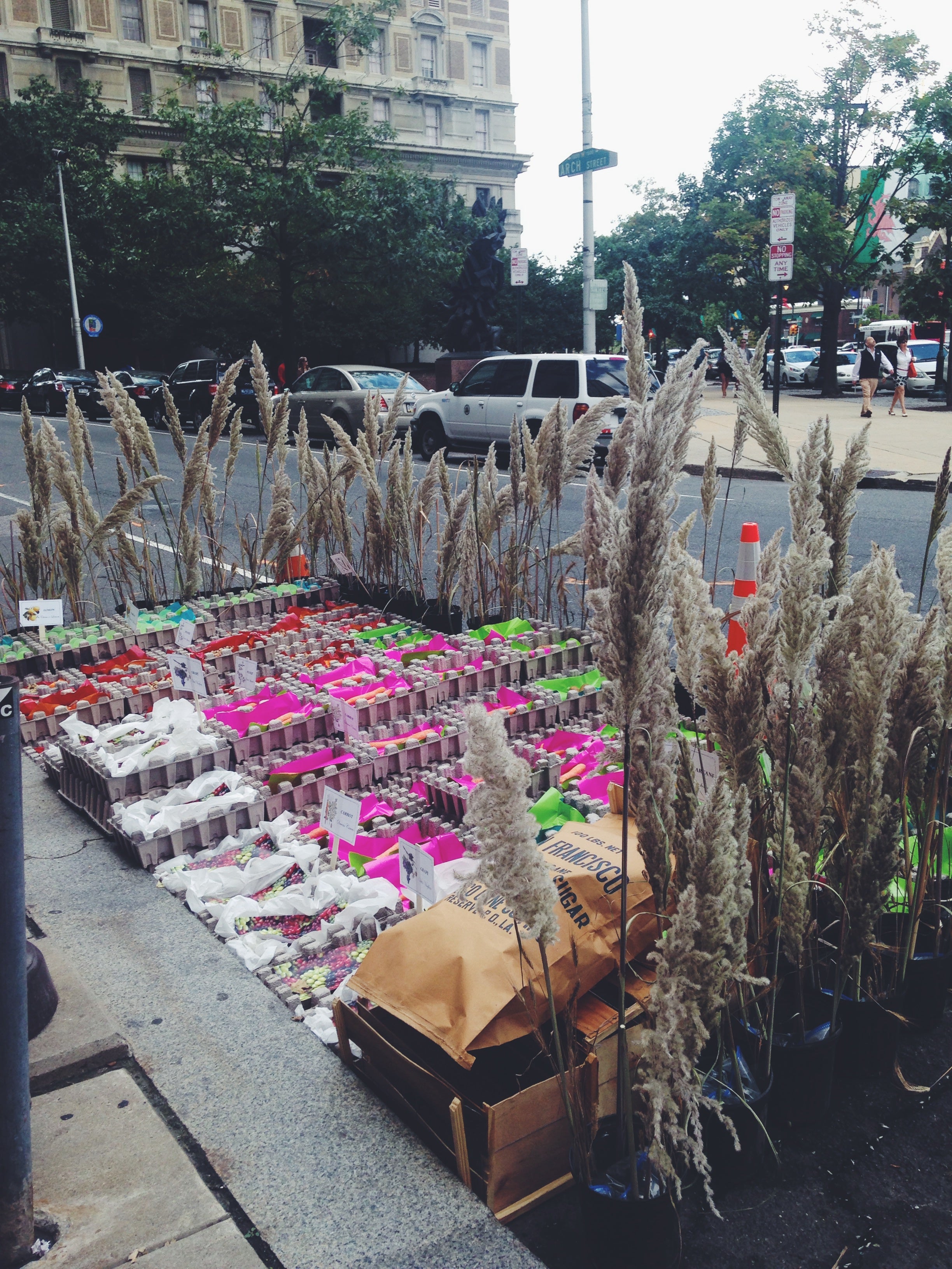 How many lunch ingredients can fit in a parking space?