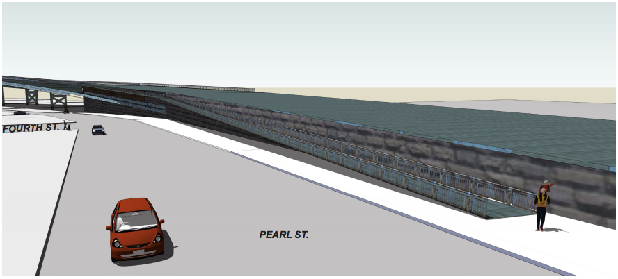 Rendering of ramp