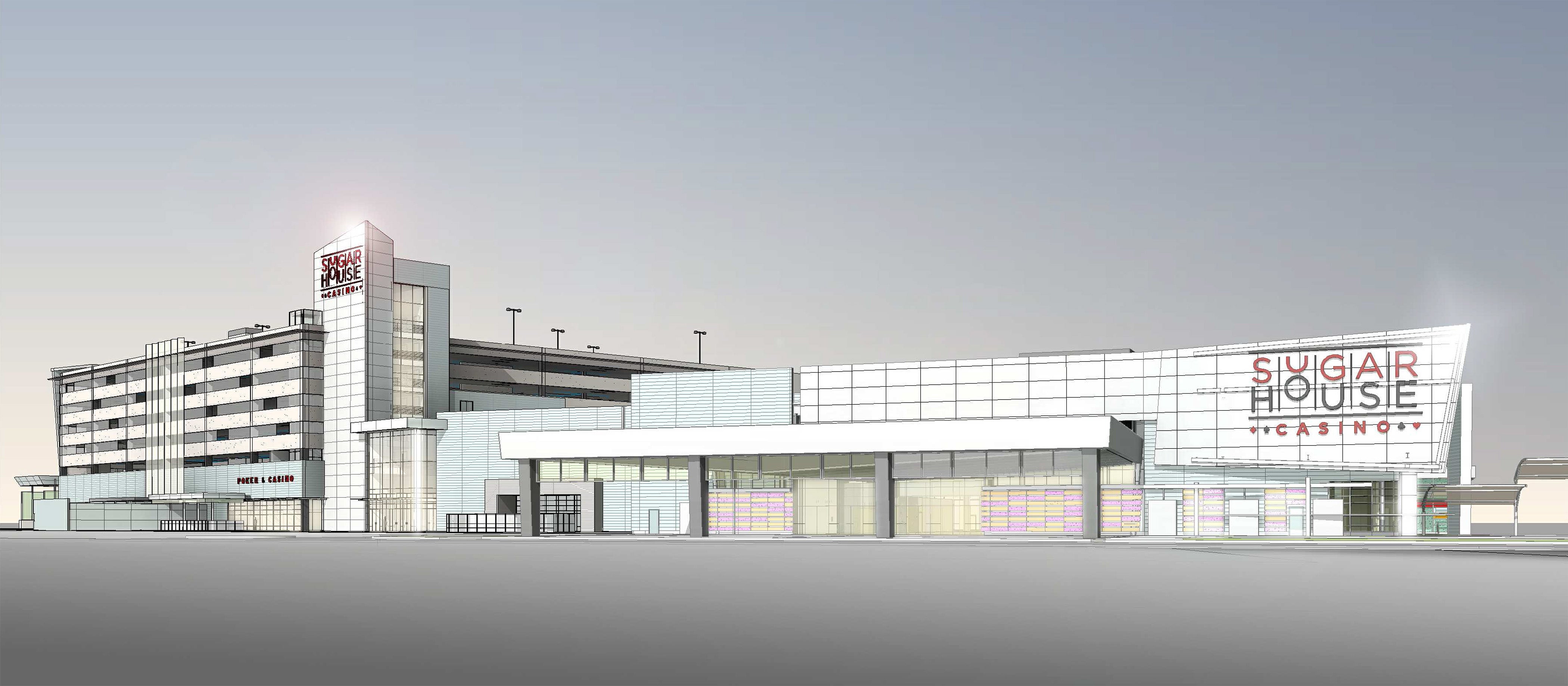 Rendering of the future SugarHouse expansion, as seen from Frankford Ave. Courtesy SugarHouse