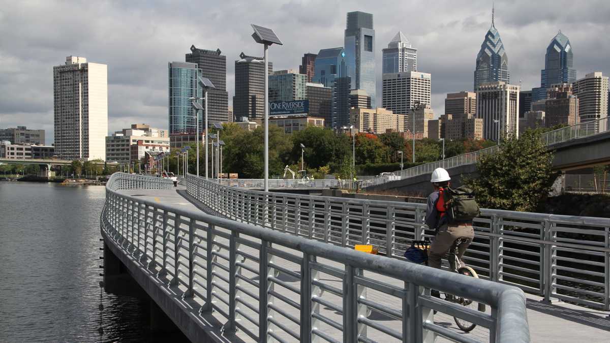 Schuylkill River Boardwalk. (Emma Lee/WHYY)