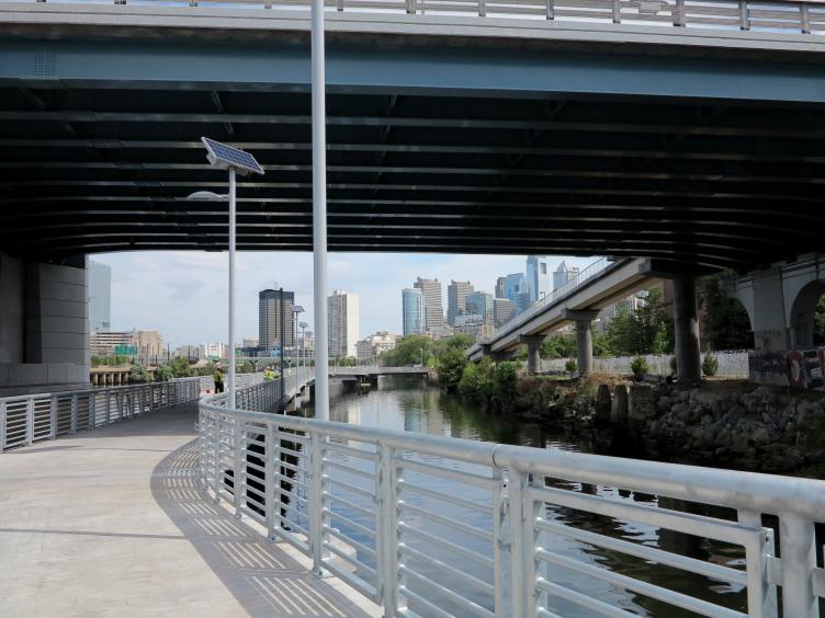 Schuylkill River boardwalk