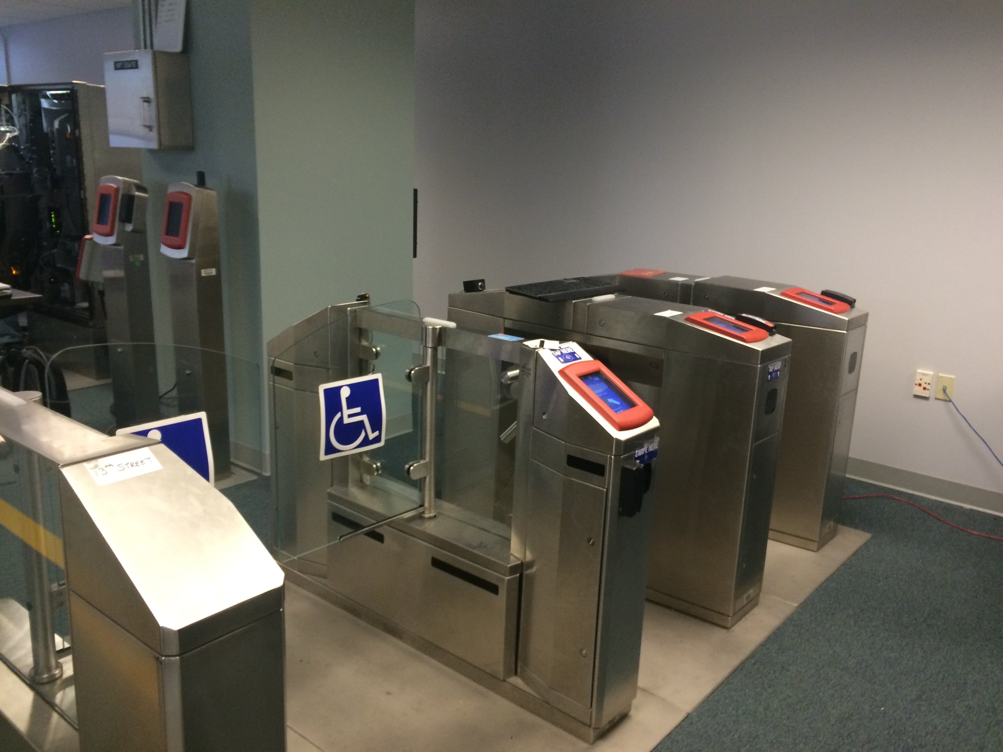 SEPTA Key Turnstyles and Validators