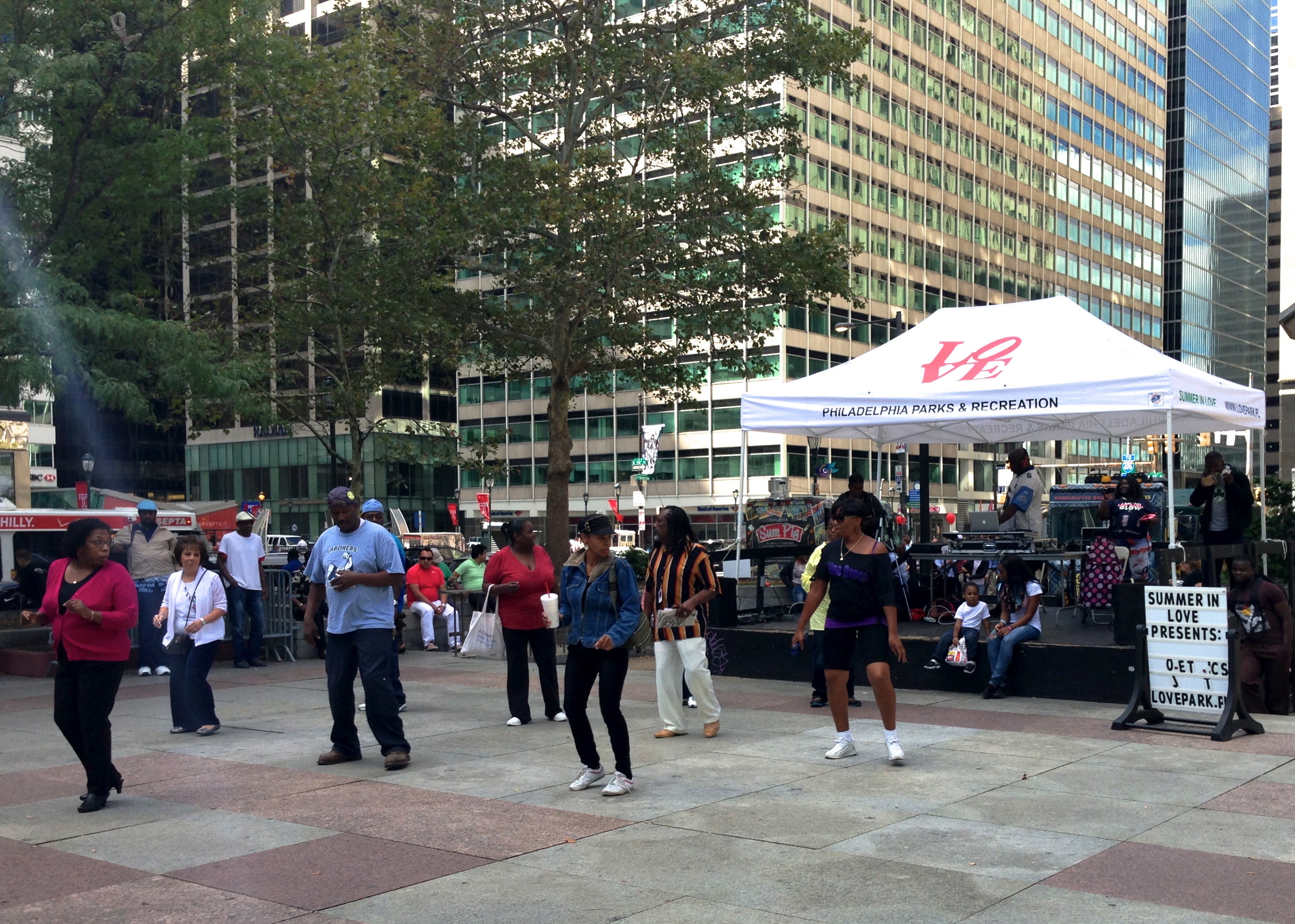 Summer in Love line dancing, September 2014