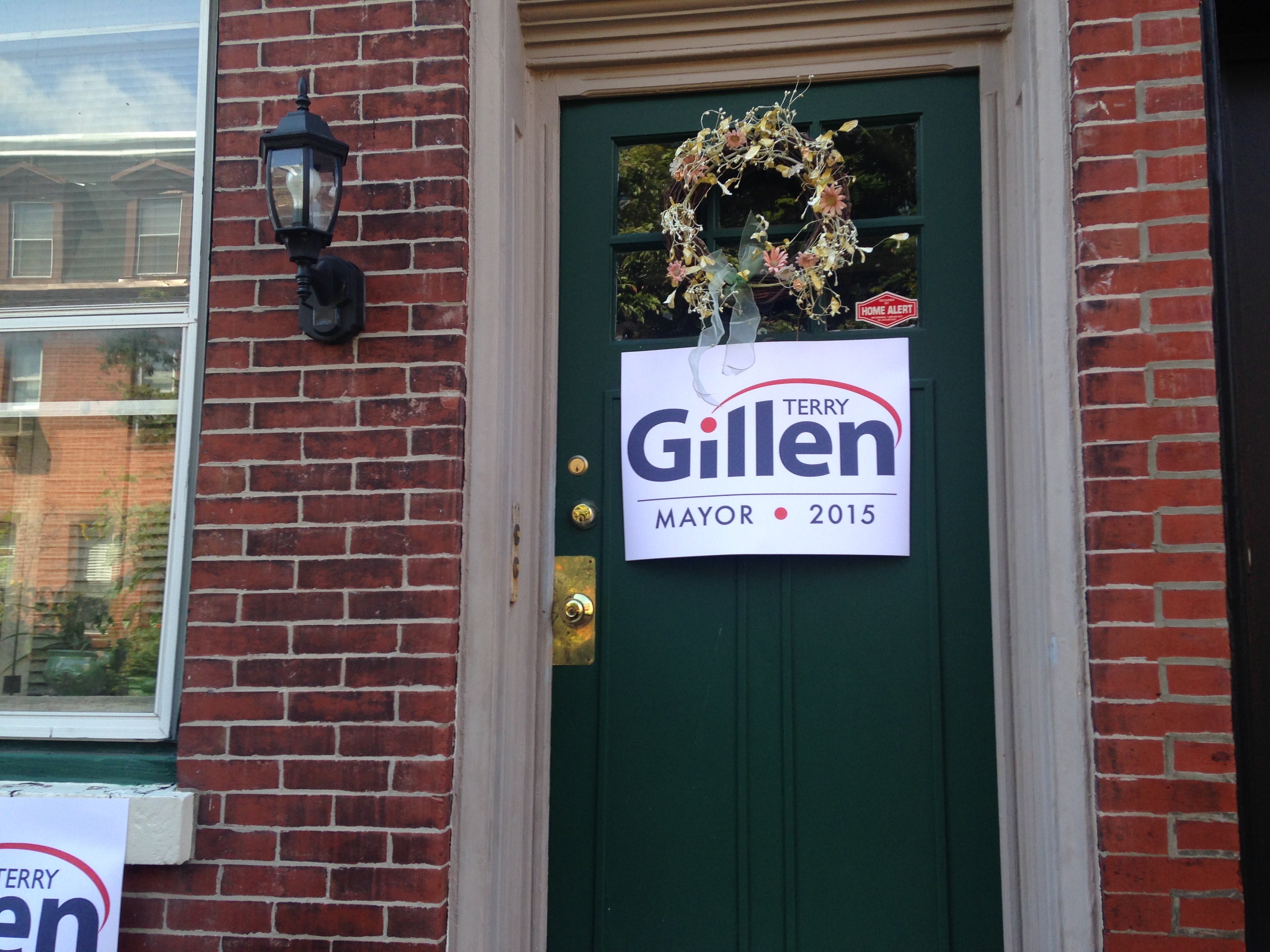 Terry Gillen yard sign