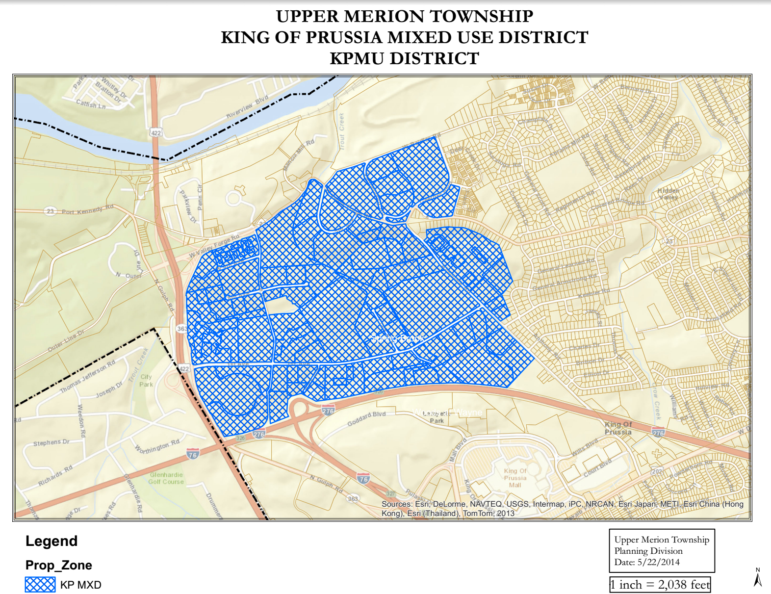 King of Prussia District