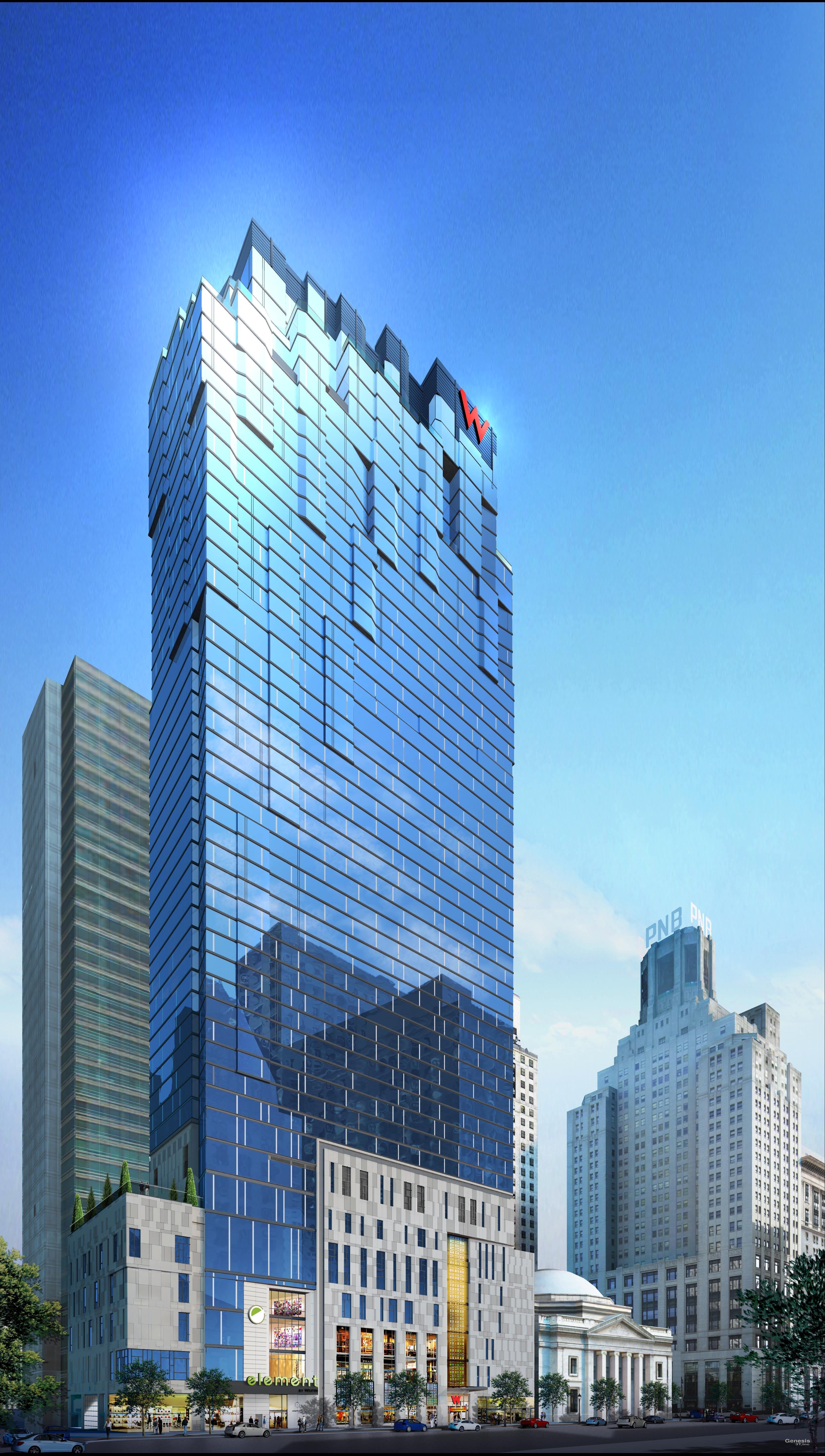 W Hotel rendering - Courtesy Brook Lenfest