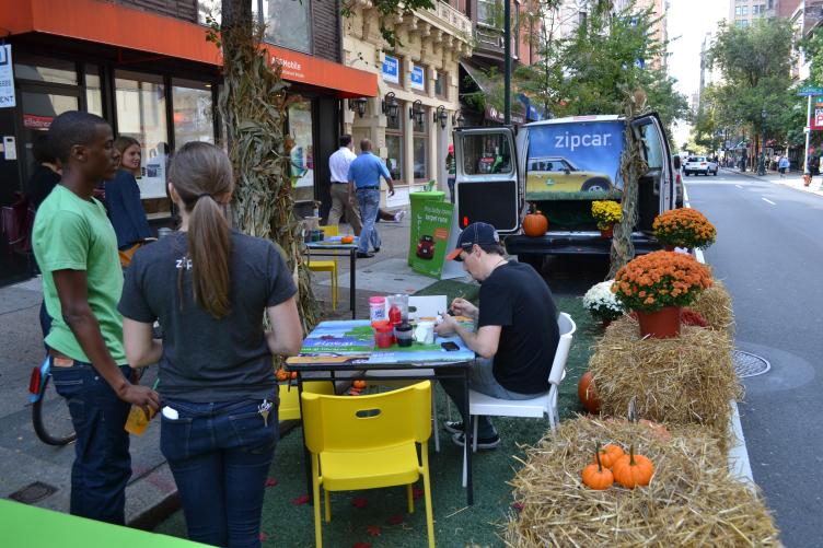 Zipcar at Park(ing) Day