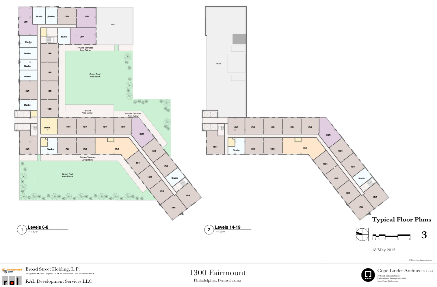 1300 Fairmount Site Plan | Cope Linder Architects