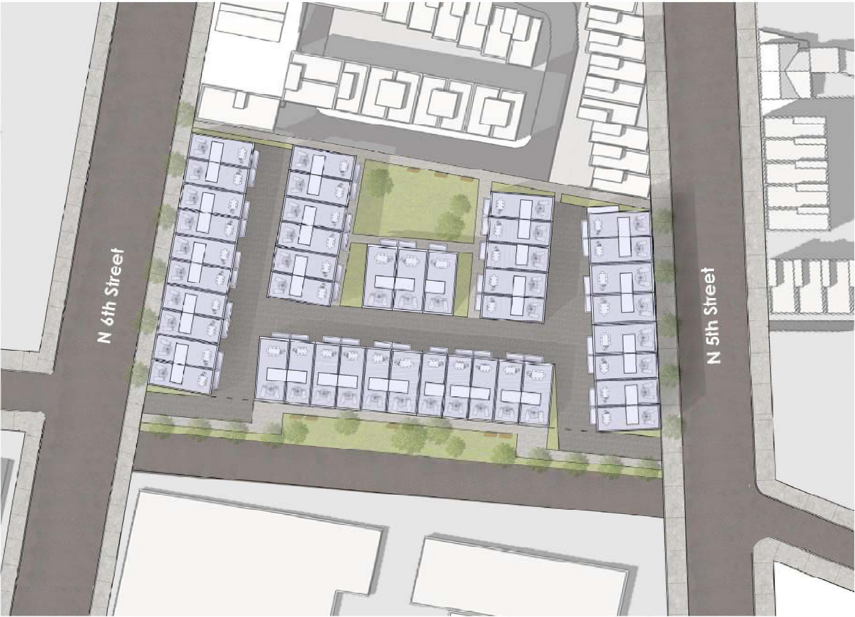 600 N 5th: site plan | Atrium Design Group, July 2016 CDR Presentation