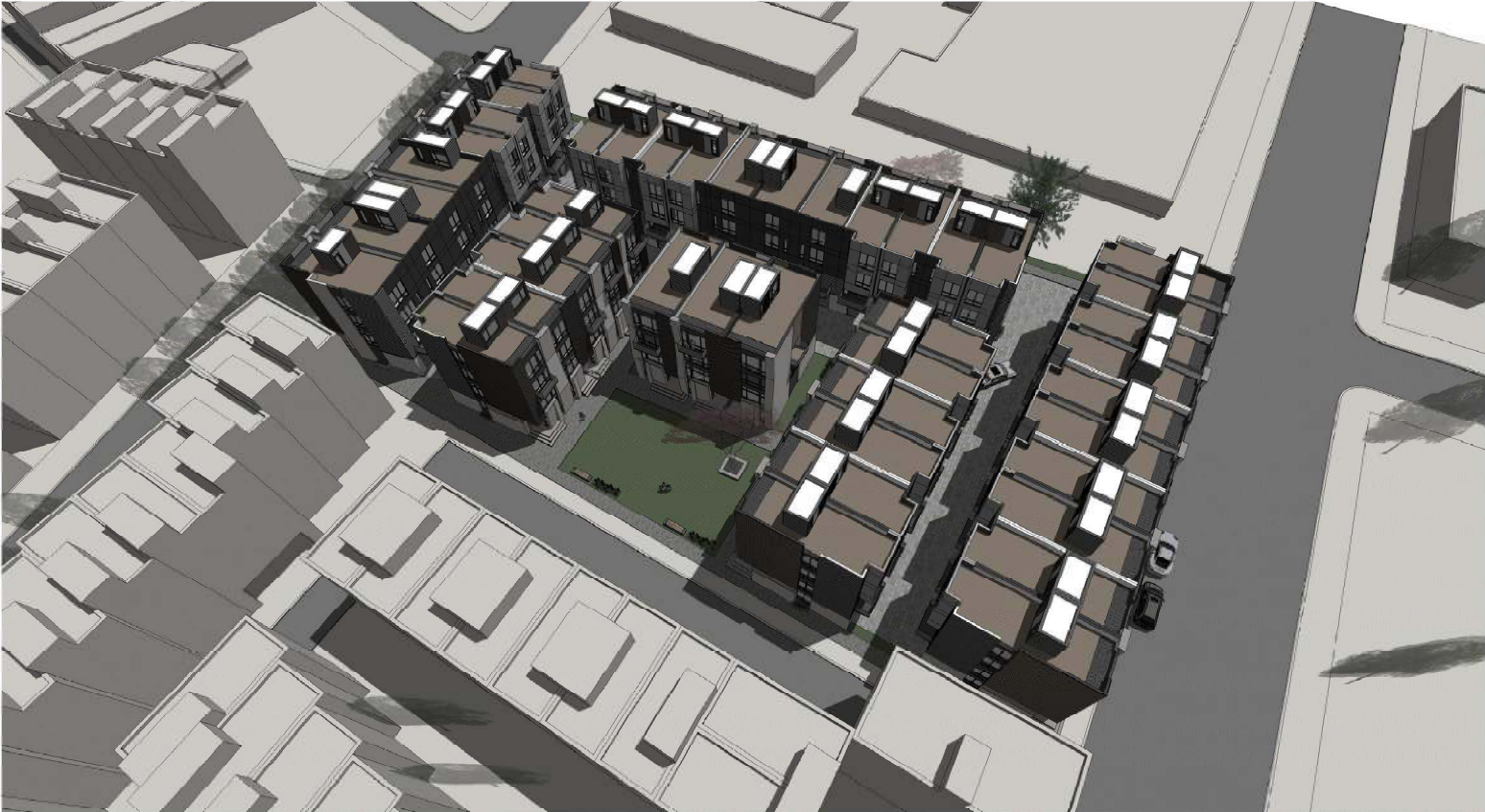 600 N 5th: illustrated site plan | Atrium Design Group, July 2016 CDR Presentation