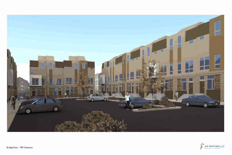 Bridgeview, interior courtyard parking | JKR Partners
