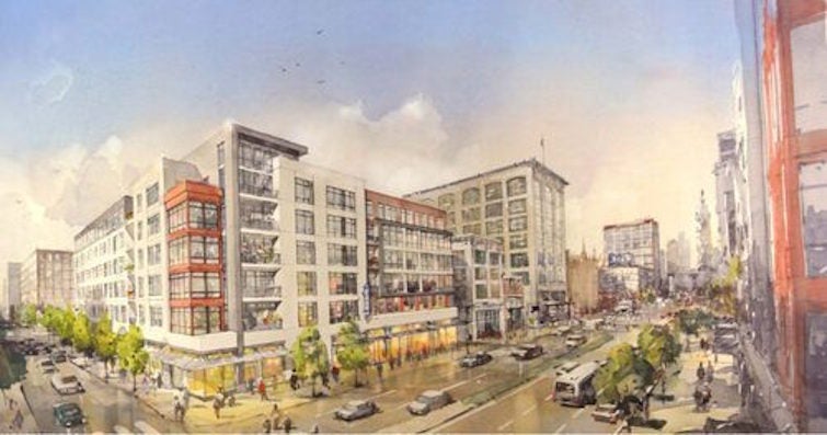 Broad and Callowhill rendering