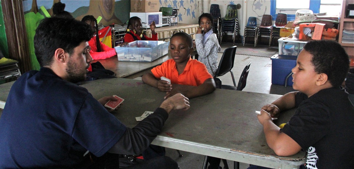 Children participate in an after school program at Vare Recreation Center. | Emma Lee/WHYY