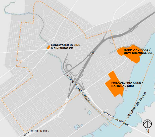 Frankford Creek Area Brownfields catalyst sites | Stromberg/Garrigan & Associates