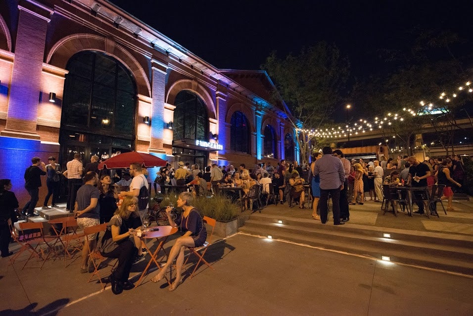 FringeArts beer garden | Johanna Austin, courtesy of FringeArts