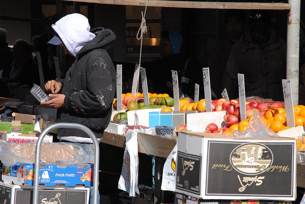 Merchants have sold fresh food on Ninth Street since the 1880s.