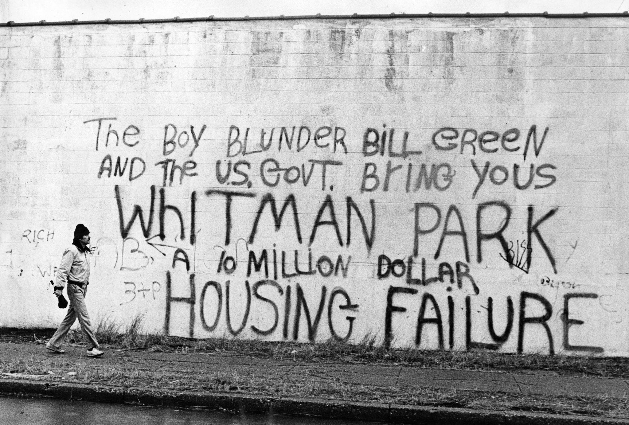 Graffiti in Whitman Graffiti in Whitman