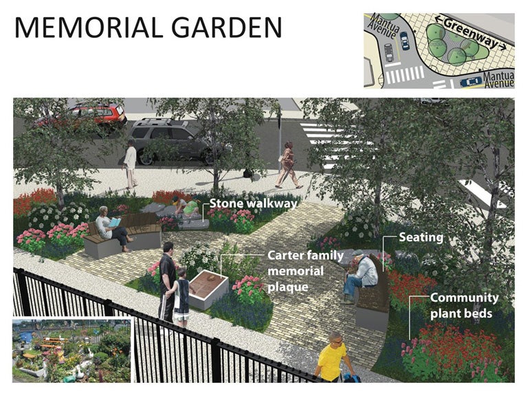 Mantua Greenway: Memorial Garden