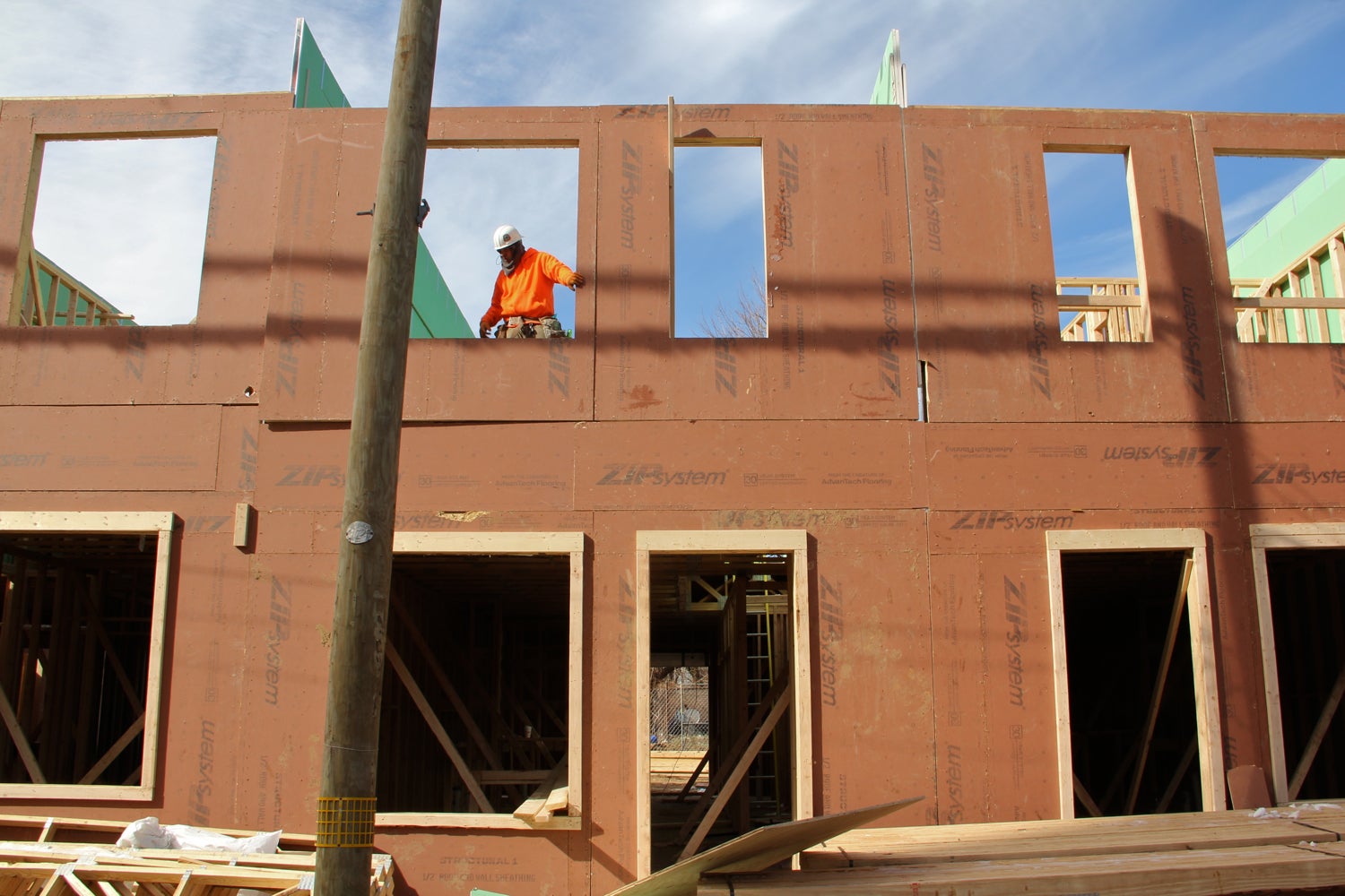 New construction, Sharswood. February, 2016 | Emma Lee/WHYY