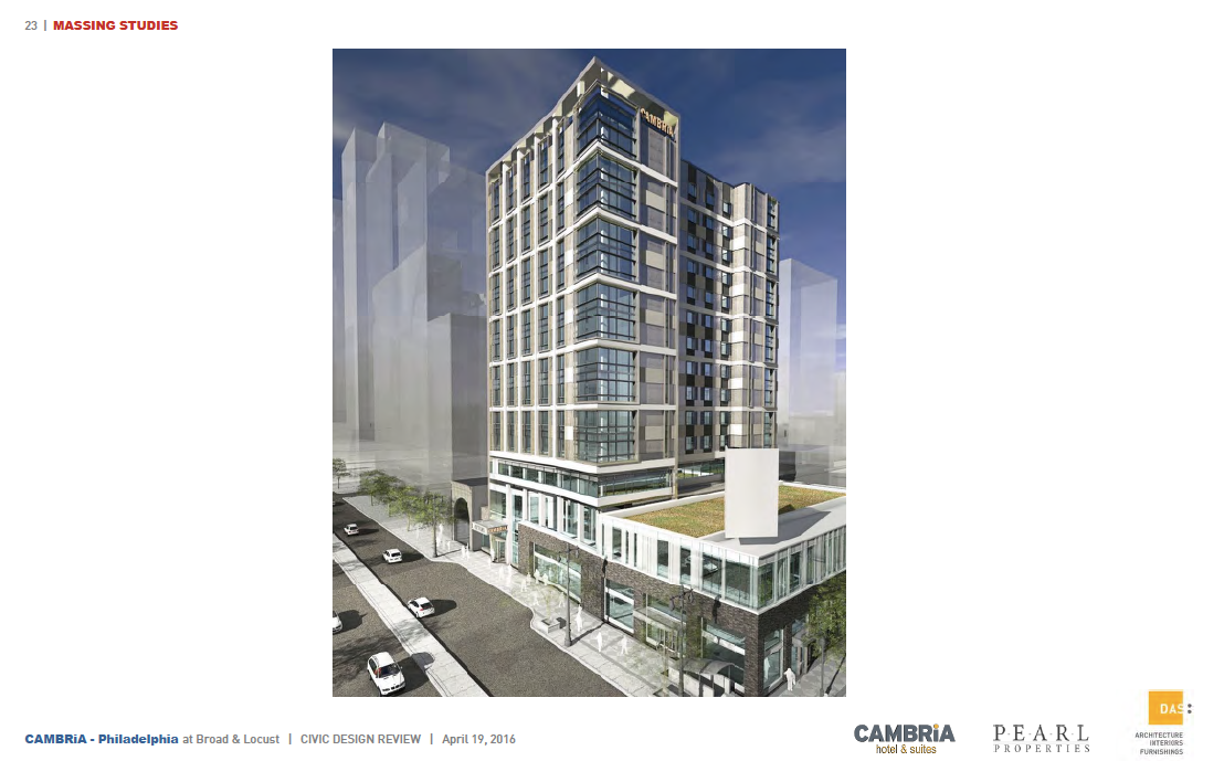 Rendering of Cambria Hotel | DAS Architects