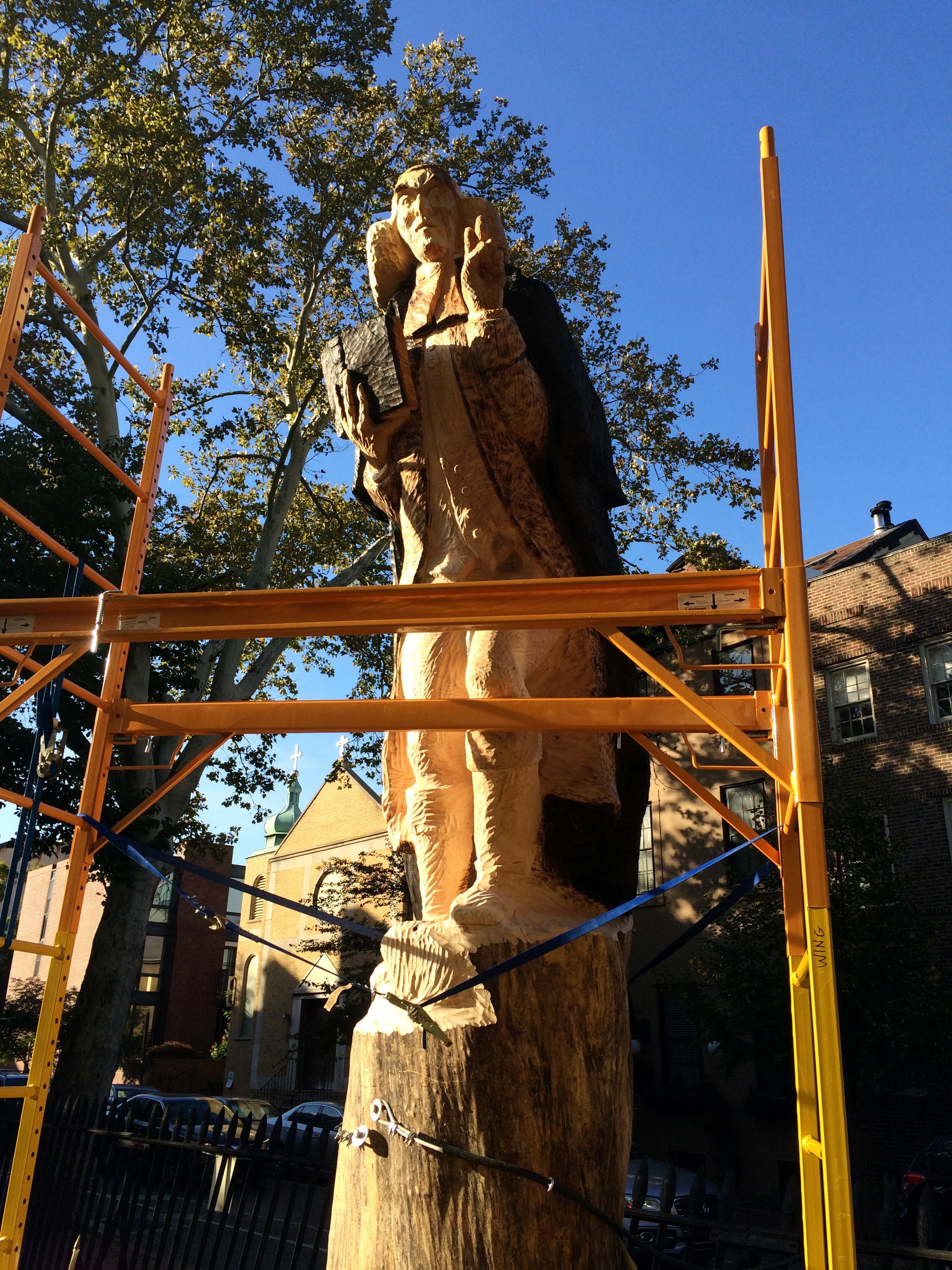 Rev. George Duffield sculpture