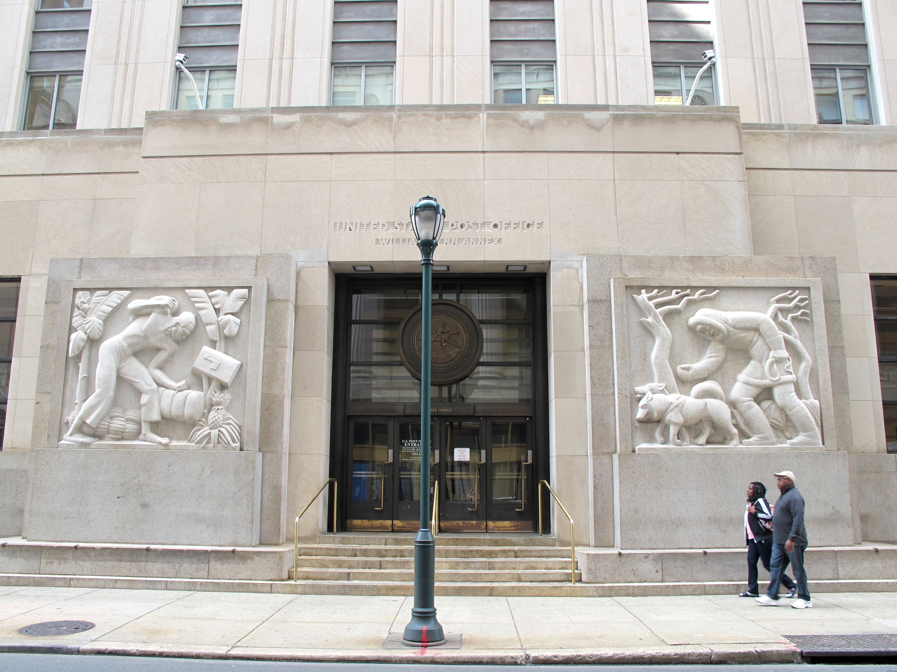 Robert N.C. Nix Federal Building & William Penn Annex Post Office, 9th Street side