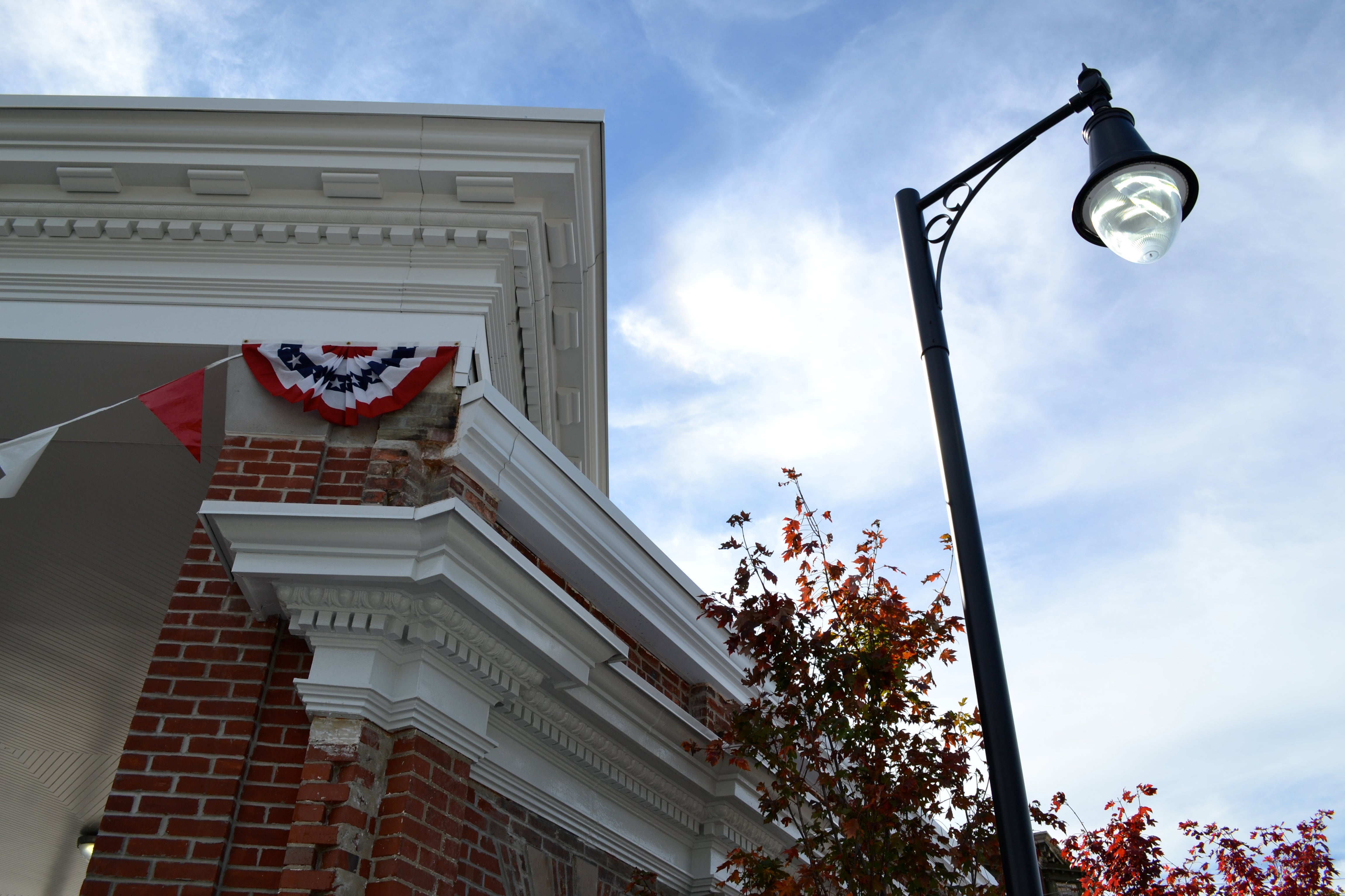 Roofline and lighting detail