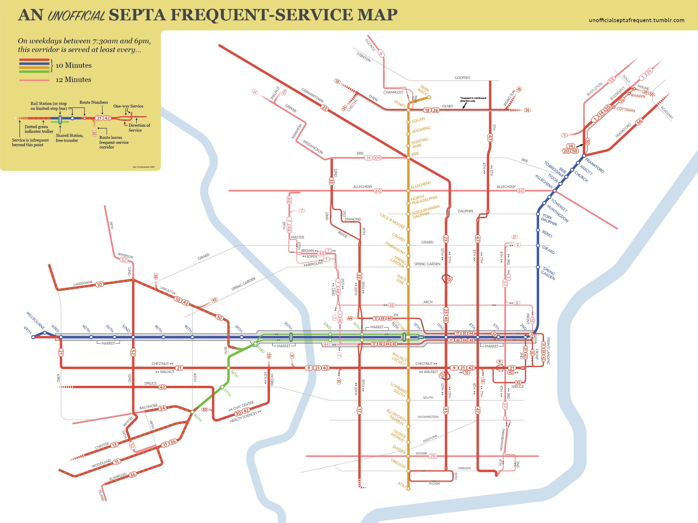 Septa Route 15 Map What If Septa Had A Better Bus Map? A Rider Tried Making One. - Whyy