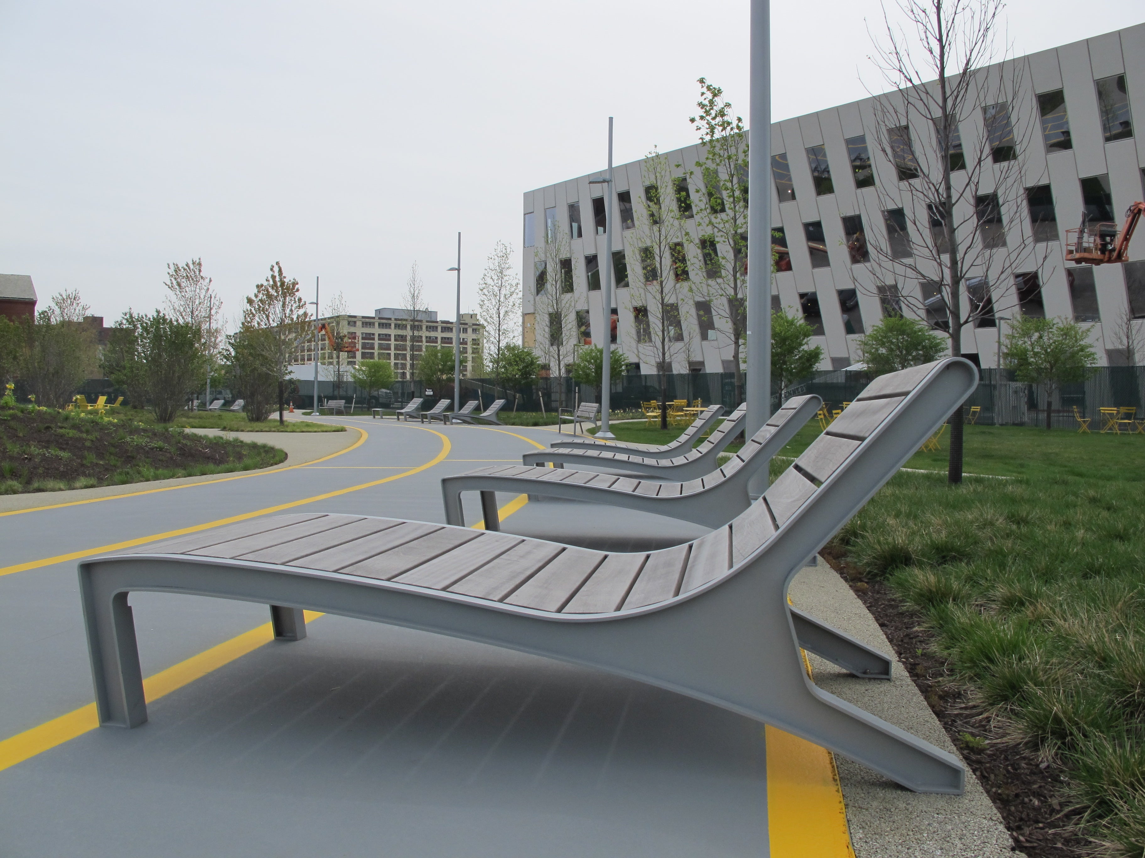 An energy-efficient building in the Navy Yard.