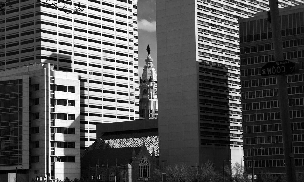 A view of City Hall and its neighbors