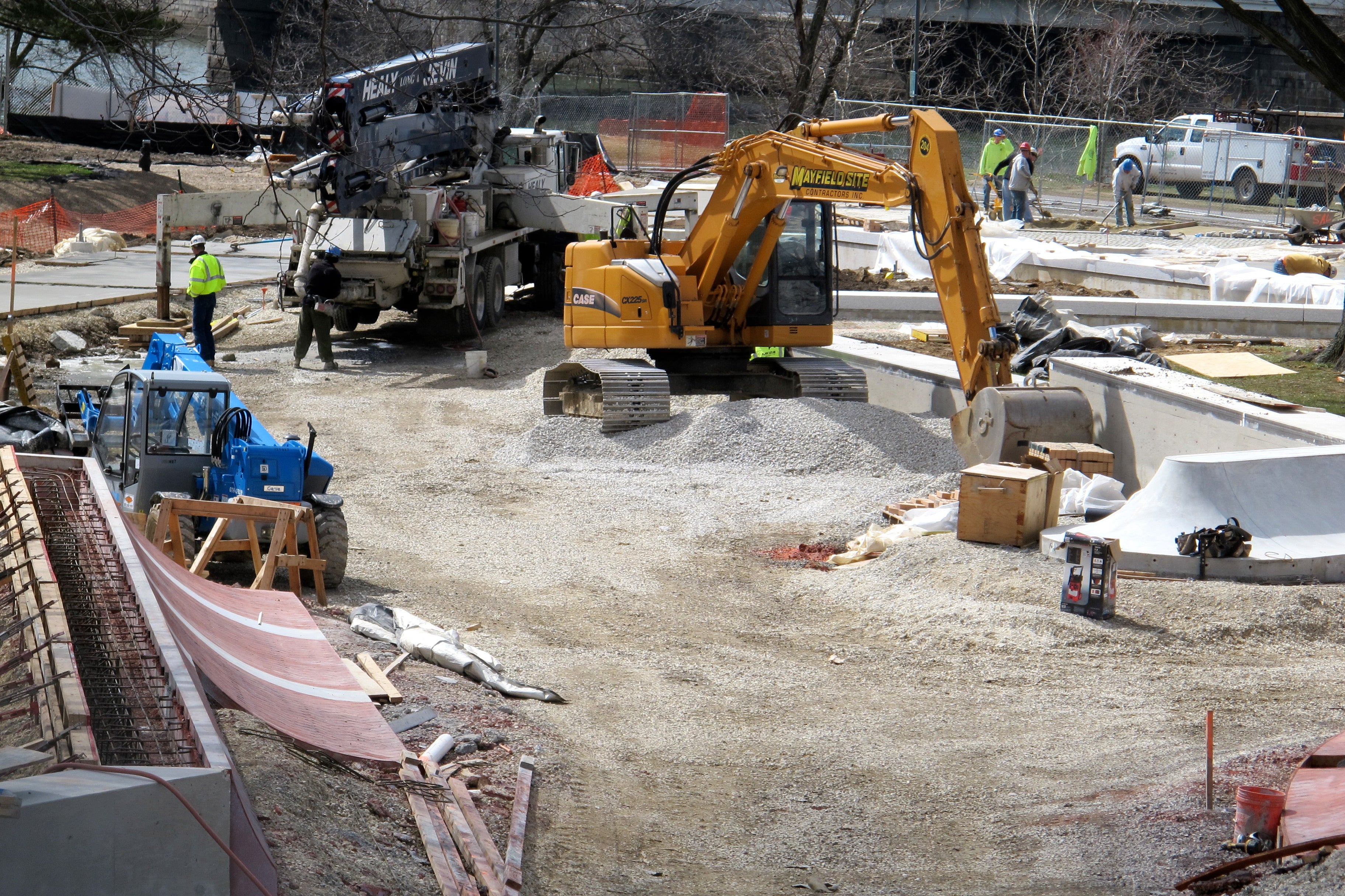 Construction is nearly complete on Paine's Park