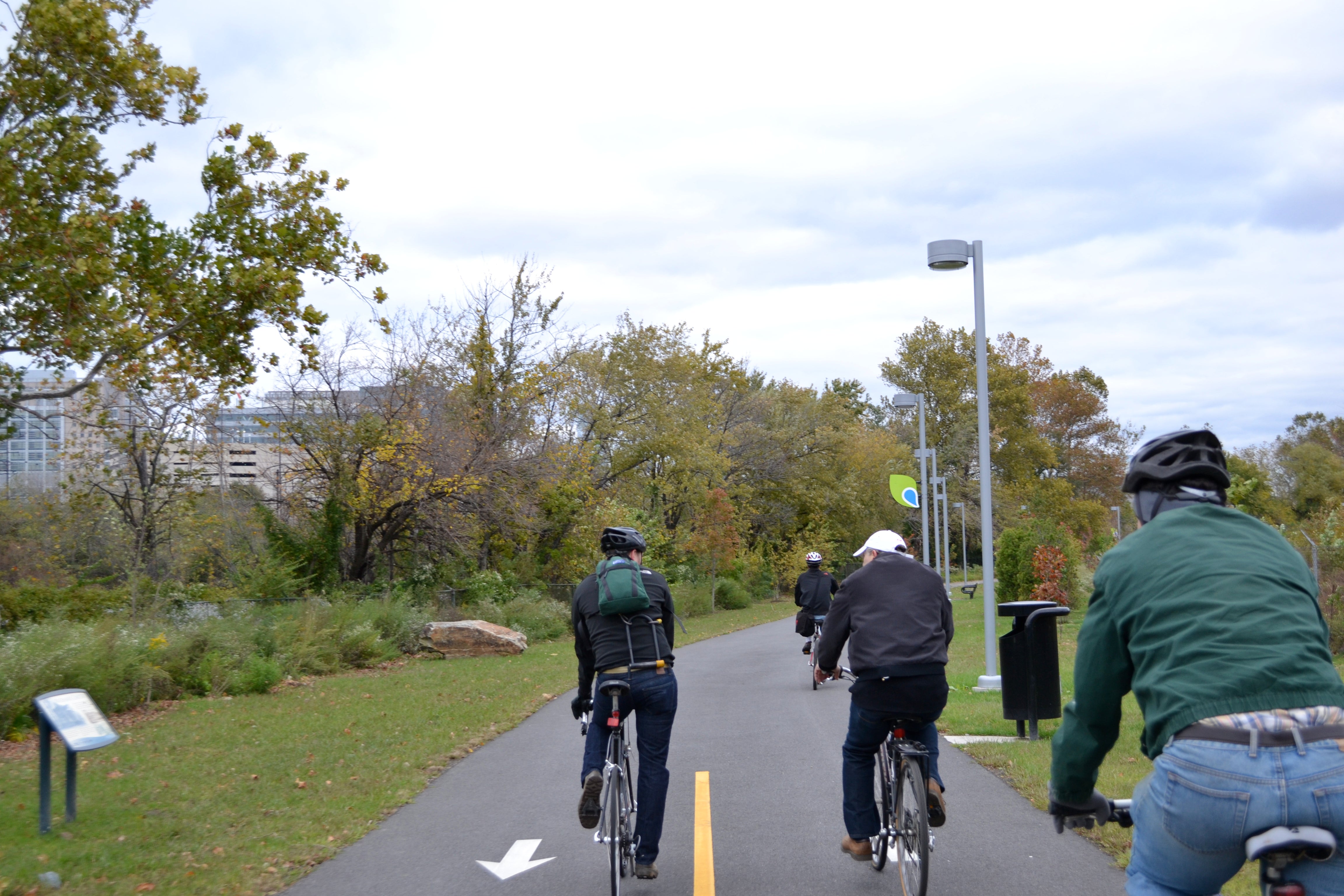 Grays Ferry Crescent, now the southern most portion of the Schuylkill River Trail will soon lead into Bartram's Mile