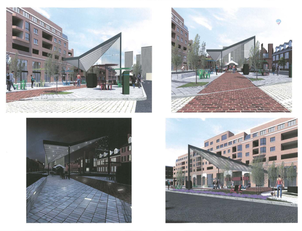 Headhouse Plaza design, April 2017 Art Commisison presentation