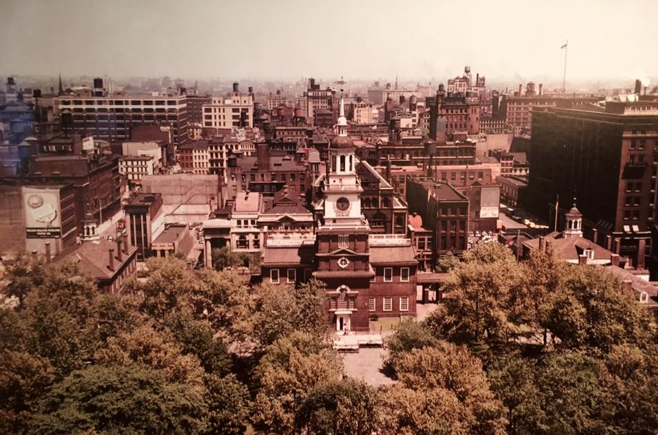 Independence Hall viewshed, 1950 | Lawrence S. Williams Collection, Athenaeum of Philadelphia