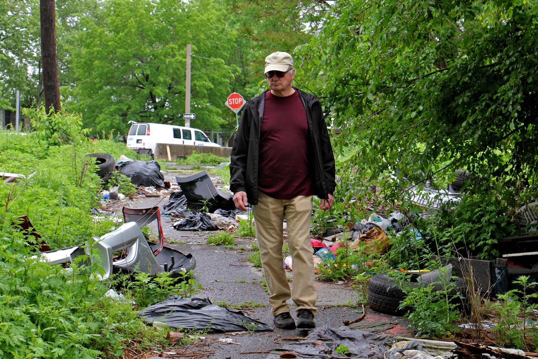 Kelly O'Day, who's become a trash detective in hopes of cleaning up the Logan Triangle.