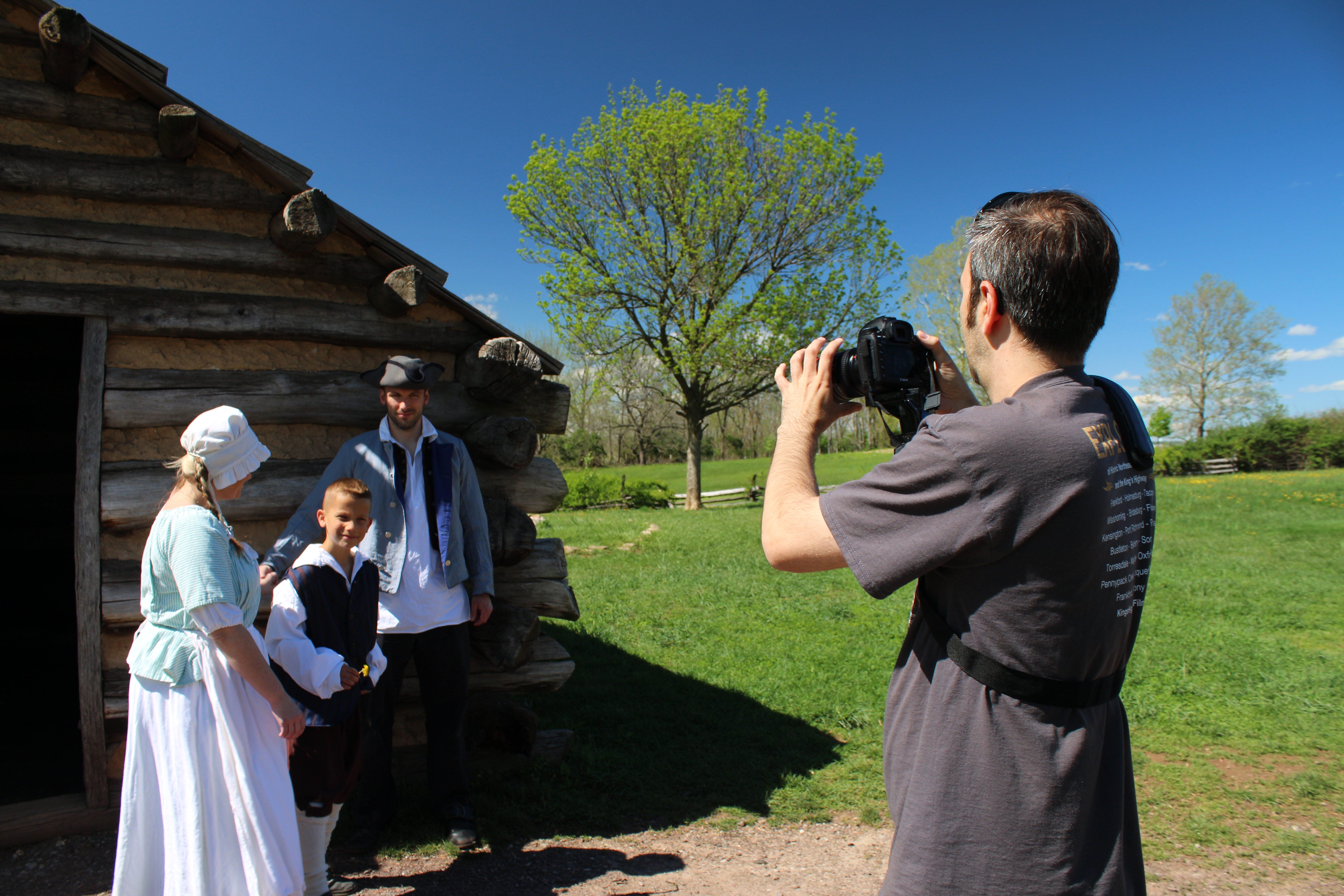 'Kings Highway' director Jason Sherman filming a scene of the documentary (Photo courtesy of Jason Sherman)