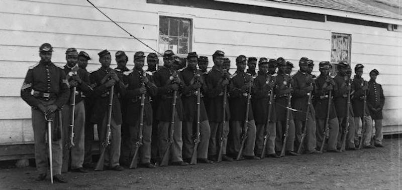 More than 160,000 African American soldiers served in the Union Army. Credit: Library of Congress