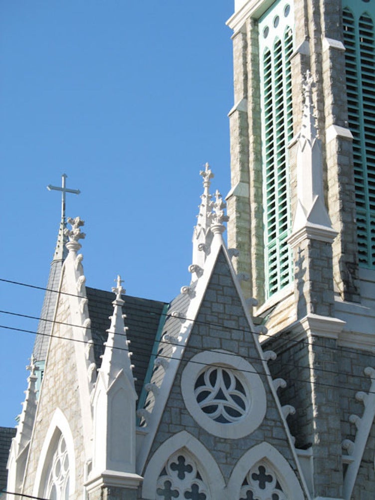 Our Lady Help of Christians at E. Allegheny Avenue and Gaul Street will close June 2018. Credit: Philadelphia Church Project. 