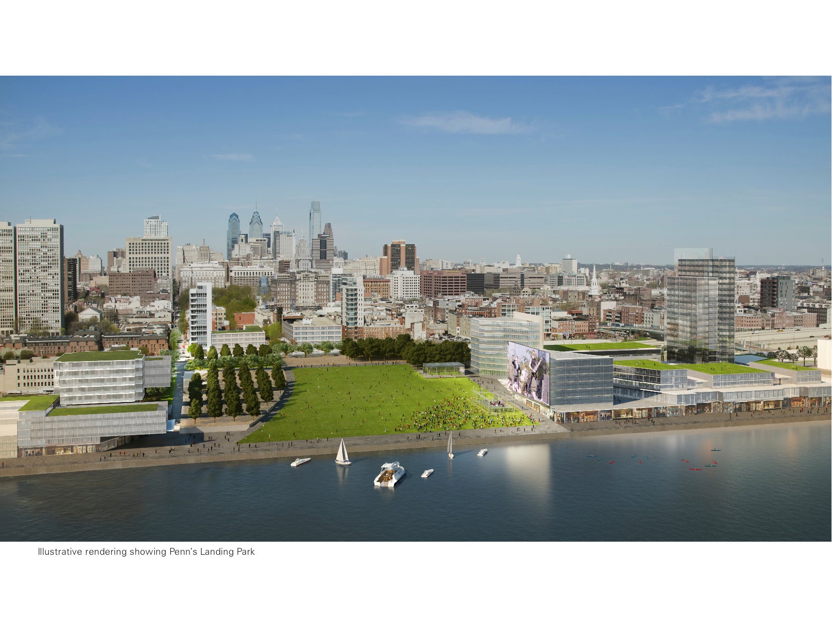 Penns Landing master plan rendering