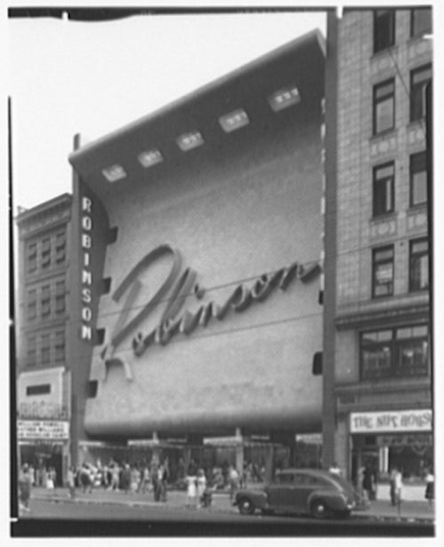 Robinson store, 1946 | Gottoscho Schleisner Collection, Library of Congress