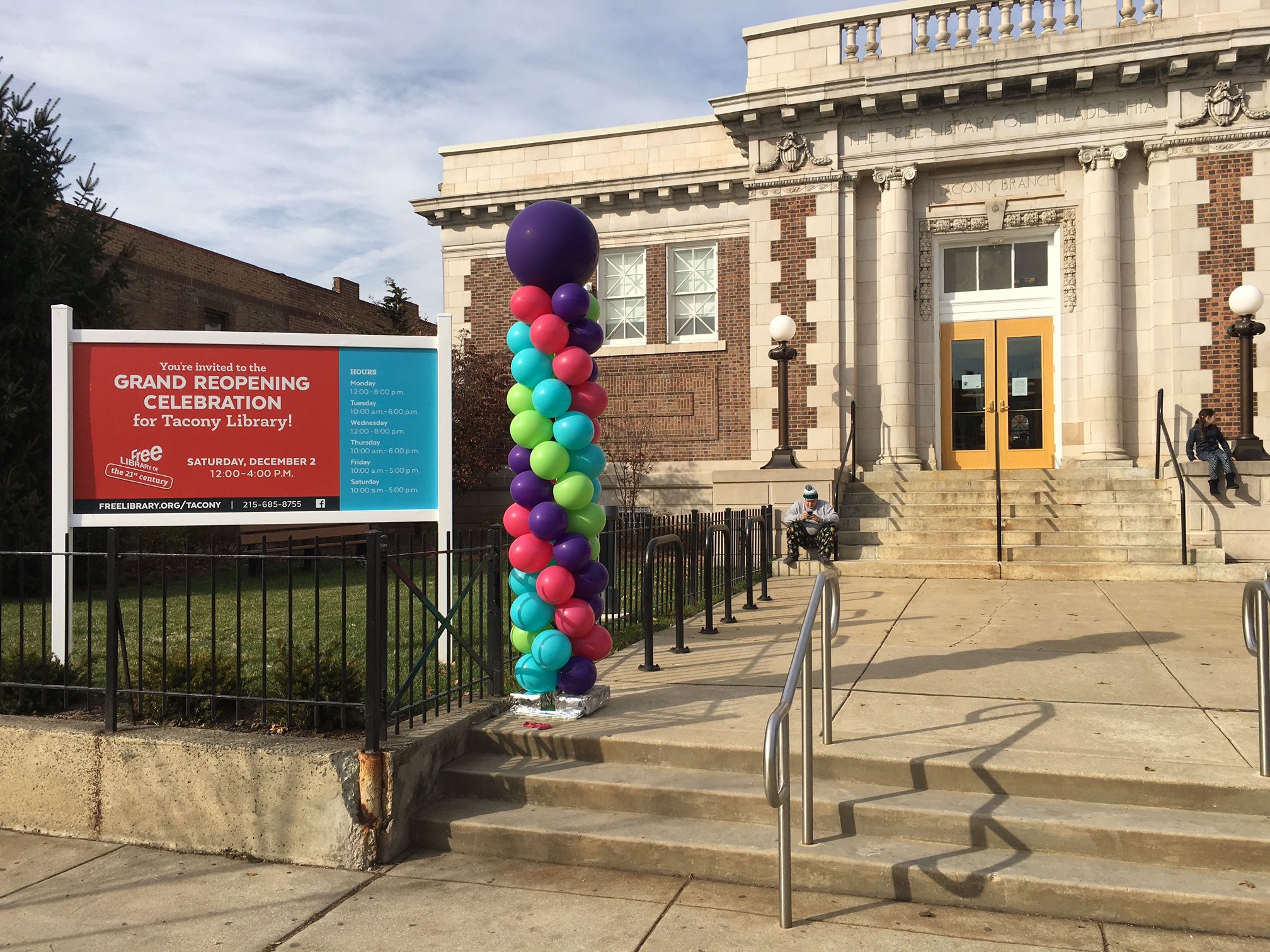 Tacony library reopening