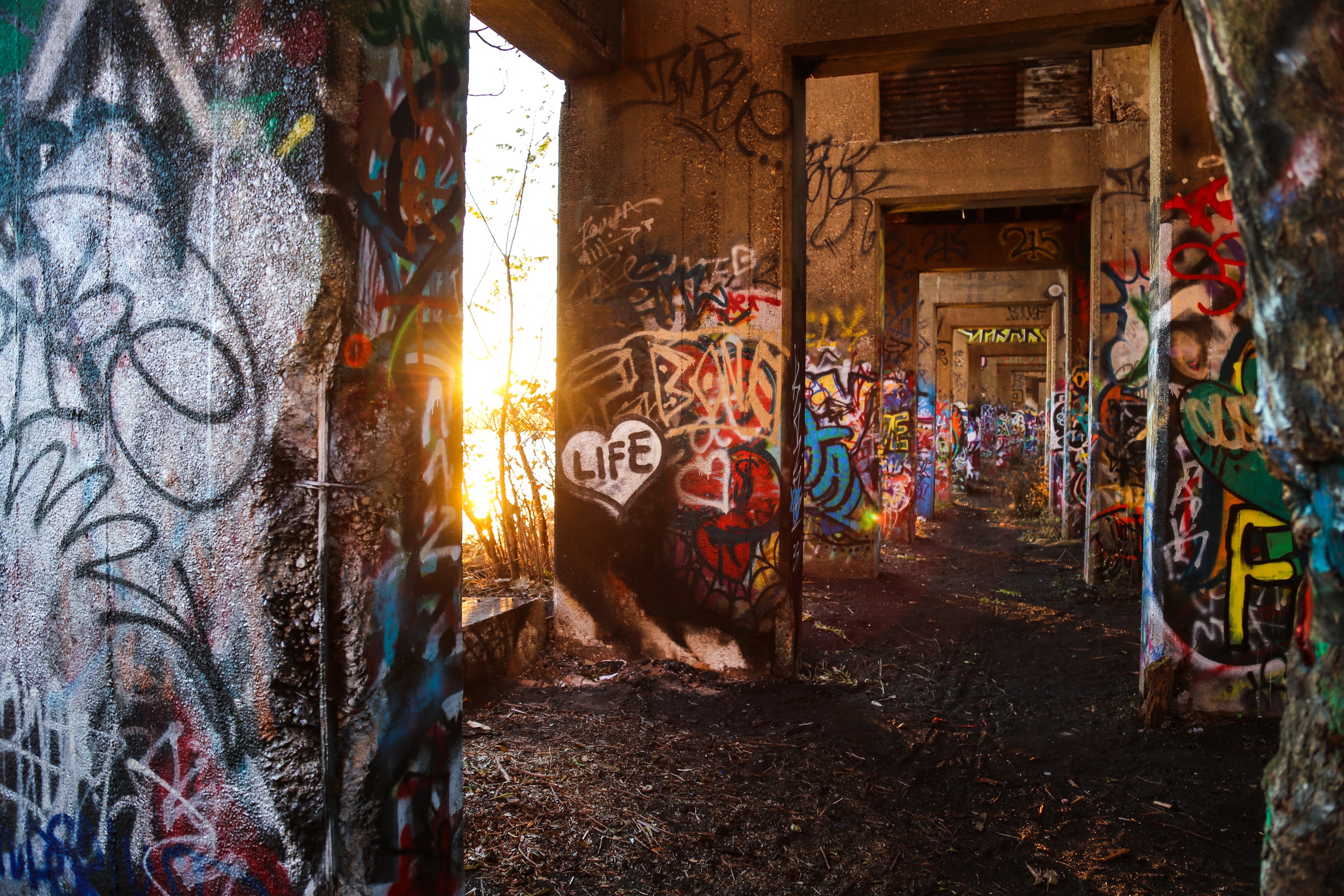 The City announced this week that it will enforce its previously lax 'no trespassing' policy at Graffiti Pier. Credit: Streets Dept/Conrad Benner